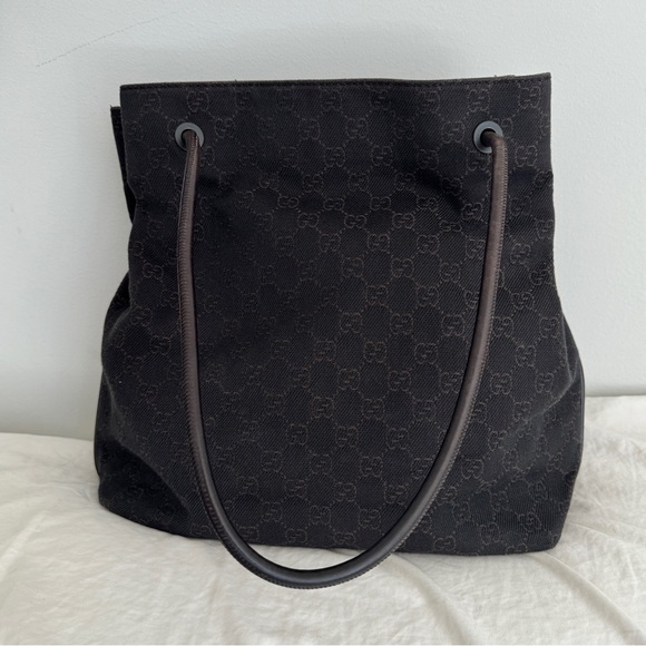 Gucci Handbags - Gucci Denim Gifford Tote GG Large
